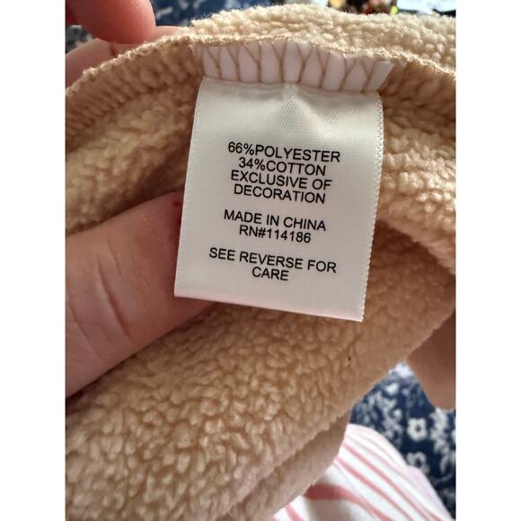 NWT Juicy Couture Beachwood Tan Zip Front Sweatshirt Hoodie Sz. XL - Picture 3 of 9